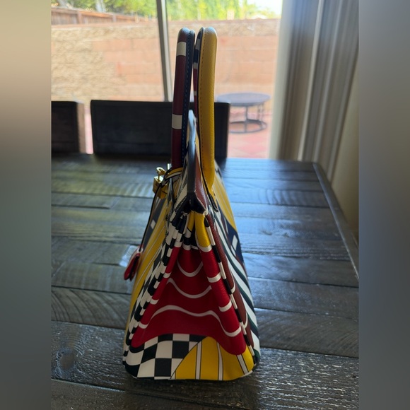 Colorful Geometric Women's Handbag, New - Picture 5 of 16